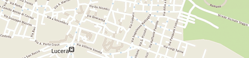 Mappa della impresa egidio parrucchiere per signora a LUCERA