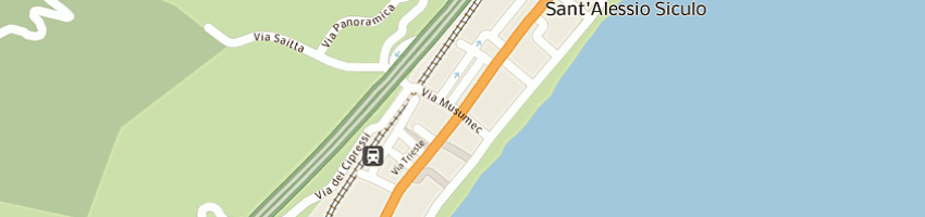 Mappa della impresa bar eros-ristorante flli miano snc a SANT ALESSIO SICULO