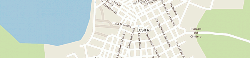 Mappa della impresa societa' per le gestione della laguna di lesina srl a LESINA