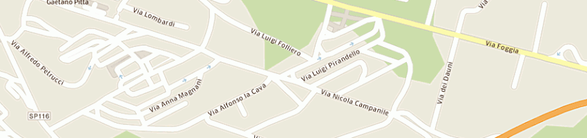 Mappa della impresa d'angelo michele a LUCERA