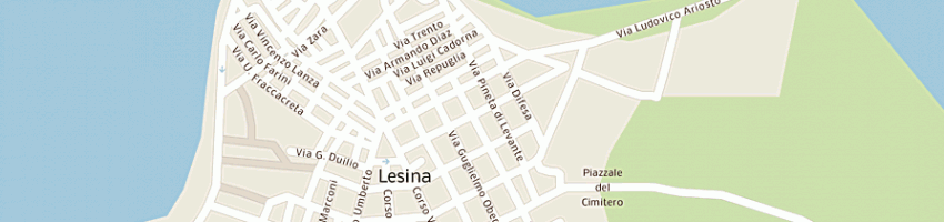 Mappa della impresa ricci antonio a LESINA