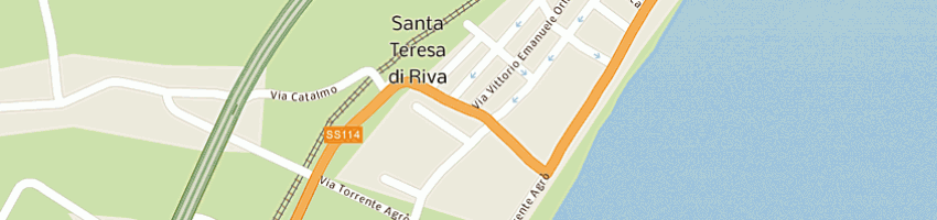 Mappa della impresa impellizzeri giuseppe a SANTA TERESA DI RIVA