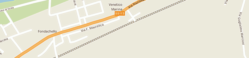 Mappa della impresa la fauci rocco e c snc a VALDINA