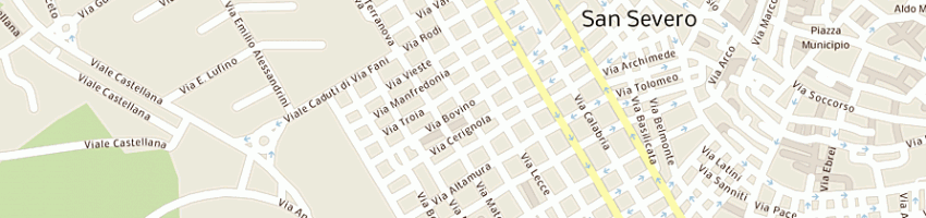 Mappa della impresa ponziano rosaria a SAN SEVERO