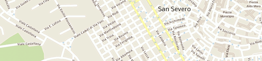 Mappa della impresa cavalli luigi a SAN SEVERO