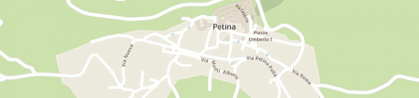 Mappa della impresa poste italiane a PETINA