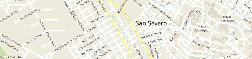 Mappa della impresa la monaca michele a SAN SEVERO