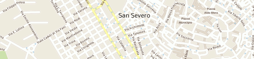 Mappa della impresa nottingham beauty center di fatone anna pia a SAN SEVERO
