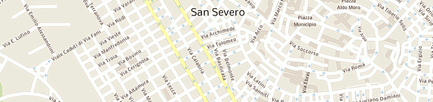 Mappa della impresa pistillo giuseppe ciro a SAN SEVERO