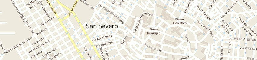Mappa della impresa selvaggio antonio a SAN SEVERO