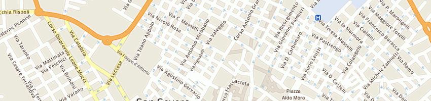 Mappa della impresa mazzeo rocco e petrelli stefano snc a SAN SEVERO