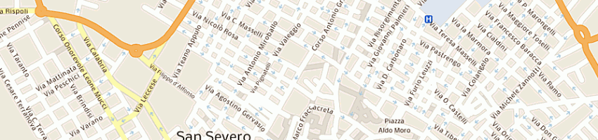 Mappa della impresa cgilconfederazione generale italiana del lavoro a SAN SEVERO