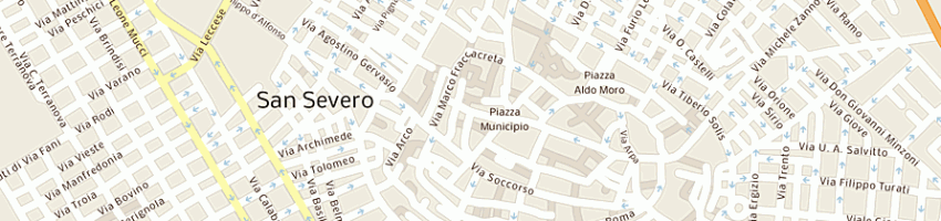 Mappa della impresa piscino giovanni a SAN SEVERO