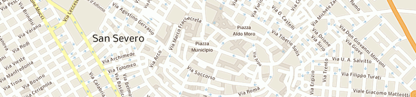 Mappa della impresa cappucci alessandro a SAN SEVERO