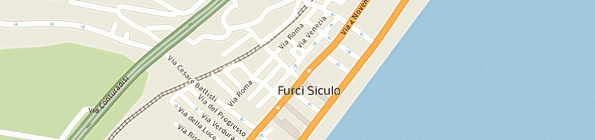 Mappa della impresa maurizio snc di pugliatti maurizio a FURCI SICULO