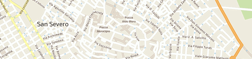 Mappa della impresa ponziano michele a SAN SEVERO