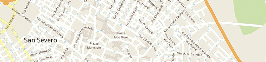 Mappa della impresa romagnolo michele a SAN SEVERO