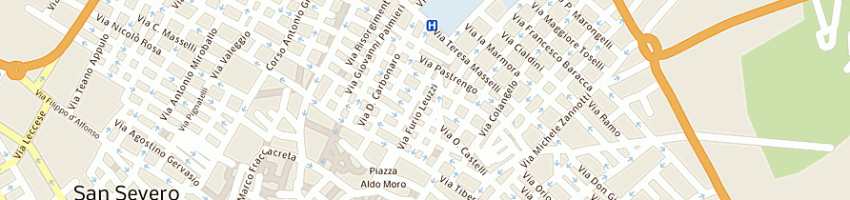 Mappa della impresa buono michele a SAN SEVERO