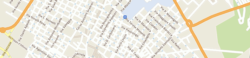 Mappa della impresa giuliani sas di giuliani antonio e fabrizio e c a SAN SEVERO