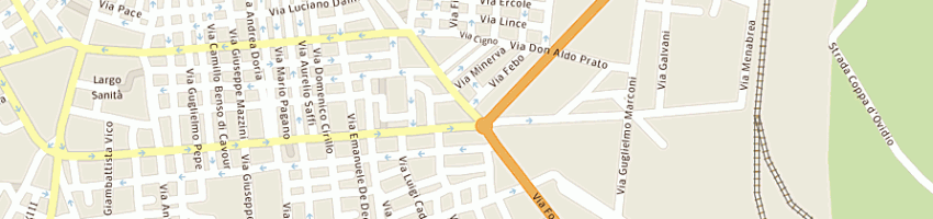 Mappa della impresa cda moto di de angelis giuseppe a SAN SEVERO