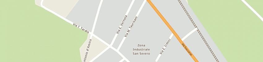 Mappa della impresa sais snc a SAN SEVERO