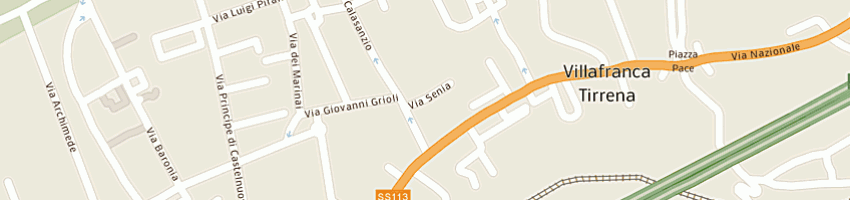 Mappa della impresa scuola media statale a VILLAFRANCA TIRRENA