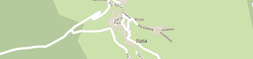 Mappa della impresa ristorante da natale a ITALA