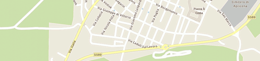 Mappa della impresa coco metal design snc a APRICENA