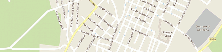 Mappa della impresa ortore giambattista a APRICENA