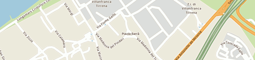Mappa della impresa russo giovanni a VILLAFRANCA TIRRENA