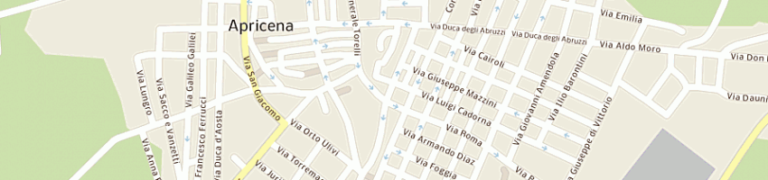 Mappa della impresa mamoter (snc) a APRICENA
