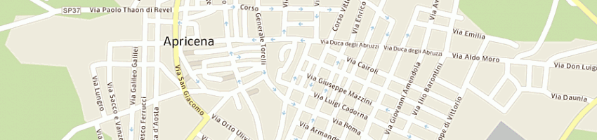 Mappa della impresa solimando angelo a APRICENA