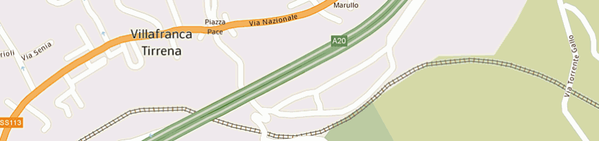 Mappa della impresa metalsud snc a VILLAFRANCA TIRRENA