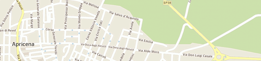 Mappa della impresa excudo soc coop a APRICENA