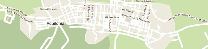 Mappa della impresa comune di aquilonia a AQUILONIA