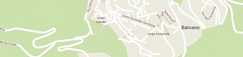 Mappa della impresa scuole elementari a BALVANO