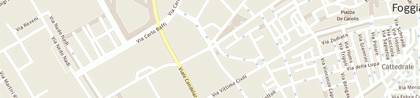 Mappa della impresa cellular store srl a FOGGIA