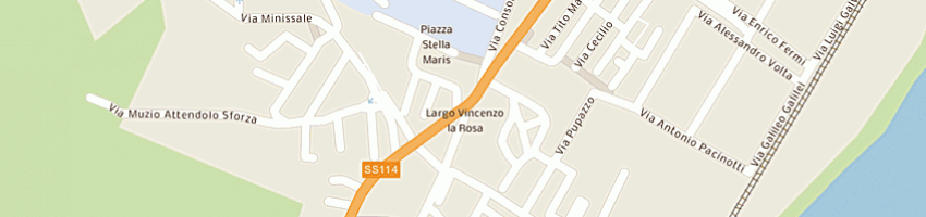 Mappa della impresa lenzo graziella a MESSINA