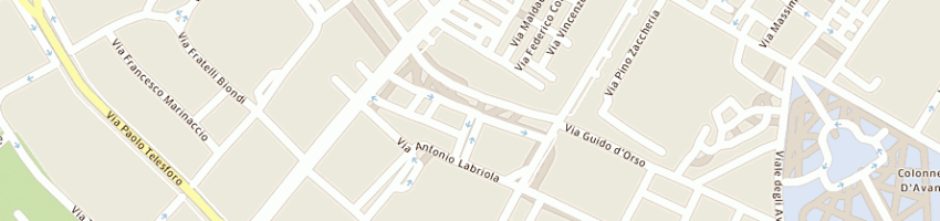 Mappa della impresa tabacchi frisotti carlo a FOGGIA