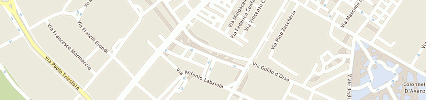 Mappa della impresa azzarone raffaele a FOGGIA