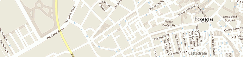 Mappa della impresa socra di d'angelo francesco paolo a FOGGIA