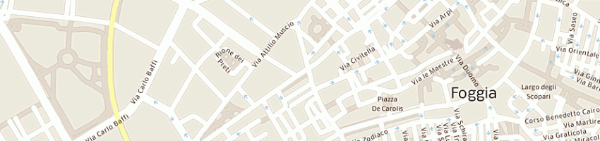Mappa della impresa  immobiliare studio san felice di  giuseppe lioce a FOGGIA