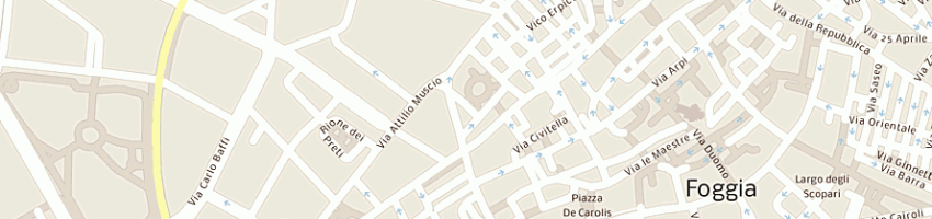 Mappa della impresa - comune di foggia - a FOGGIA