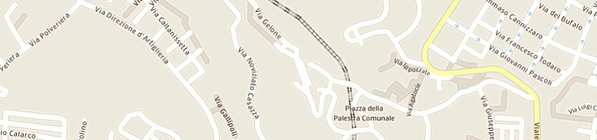 Mappa della impresa pulitano' maurizio a MESSINA