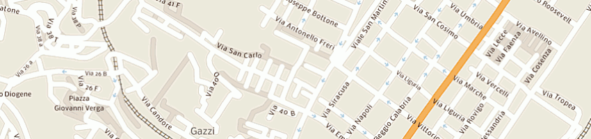Mappa della impresa cs car di davide munafo' a MESSINA