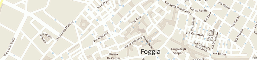 Mappa della impresa 10 hp di citarelli giovanna a FOGGIA
