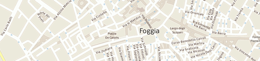Mappa della impresa de fusco di sangiovanni maria rosaria a FOGGIA
