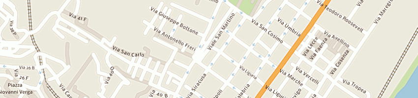 Mappa della impresa brancato carmela a MESSINA