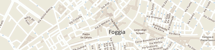 Mappa della impresa sarni antonia a FOGGIA