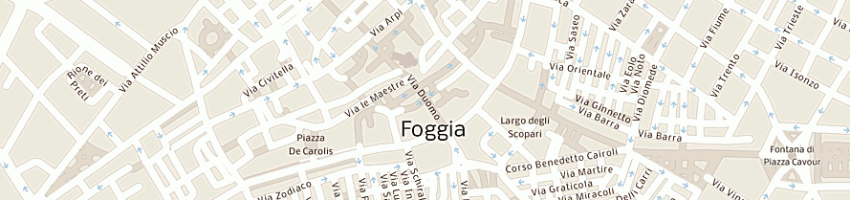 Mappa della impresa calabrese vittoria di pertosa ornella a FOGGIA